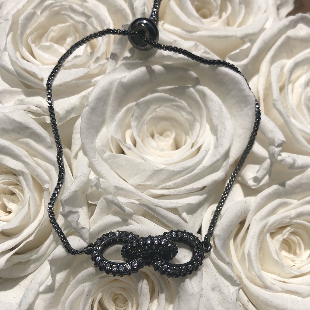 Beautiful 3 cord strand bracelet in titanium